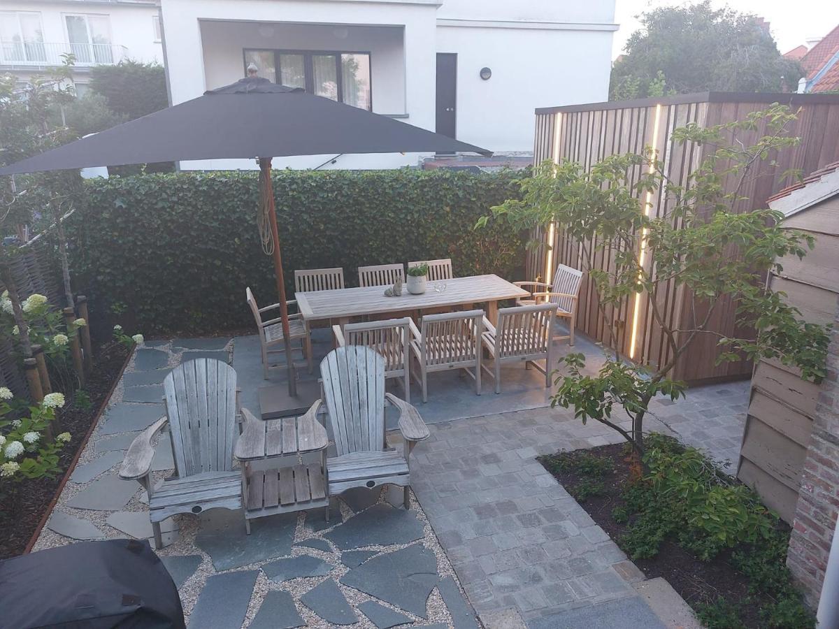 Nieuw App Met Tuin En Terras, Gratis Parking, Aan Zee, Vlakbij Brugge Leilighet Duinbergen Eksteriør bilde